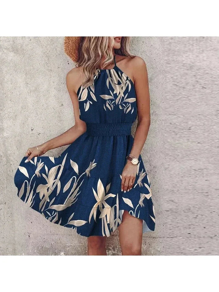 Angela - Chic Halter Dress