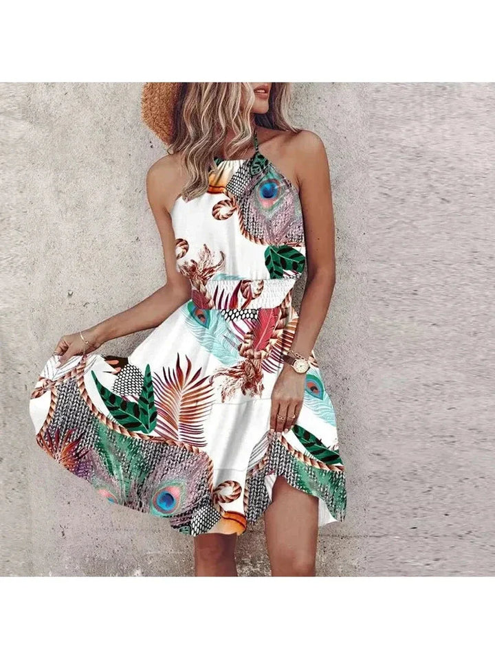 Angela - Chic Halter Dress