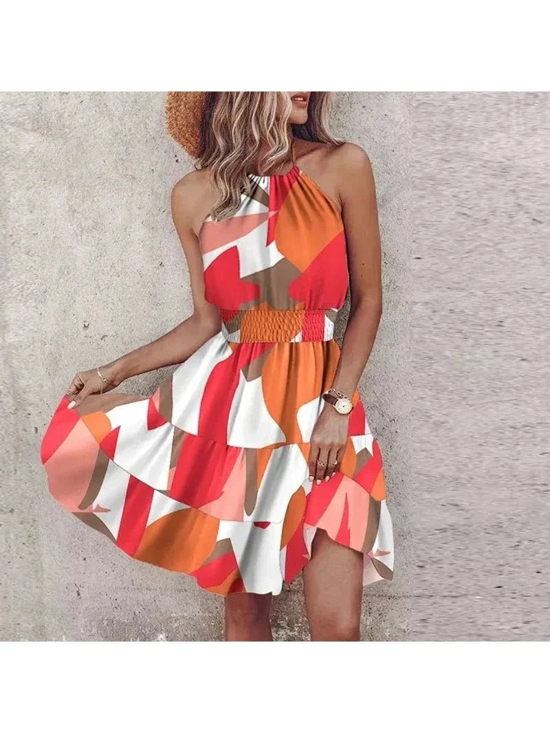 Angela - Chic Halter Dress