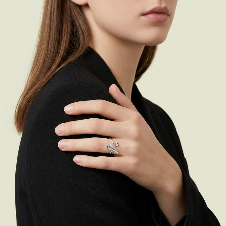 Swan Grace Ring - (ADJUSTABLE)
