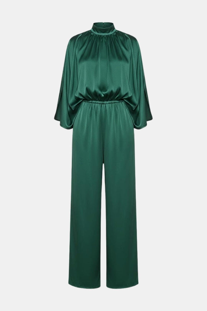 Bailey | Women's Cape Sleeve High Neck Jumpsuit