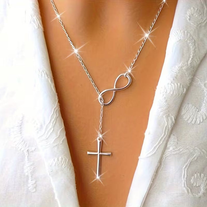 Dainty Lucky Cross Pendant Necklace