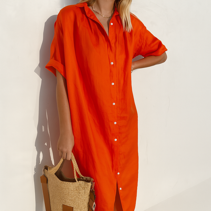 Brooklyn | Women's Button-Down Midi Dress
