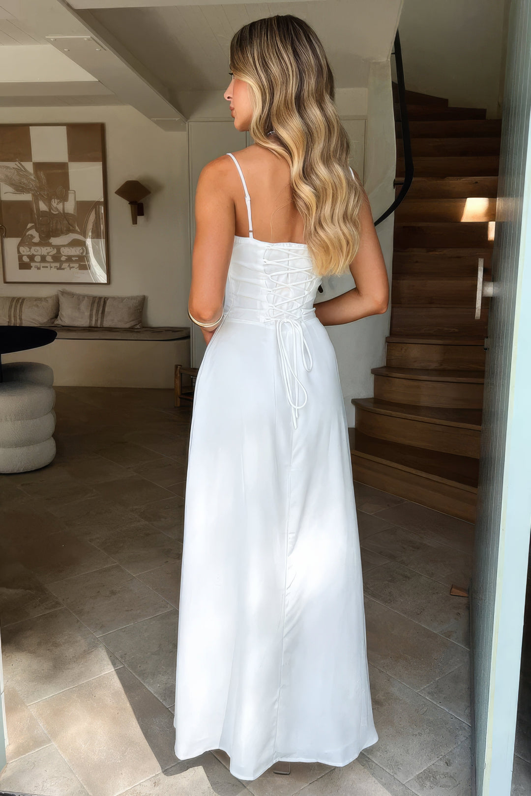 Camille | Women's Sleeveless A-Line Maxi Dress