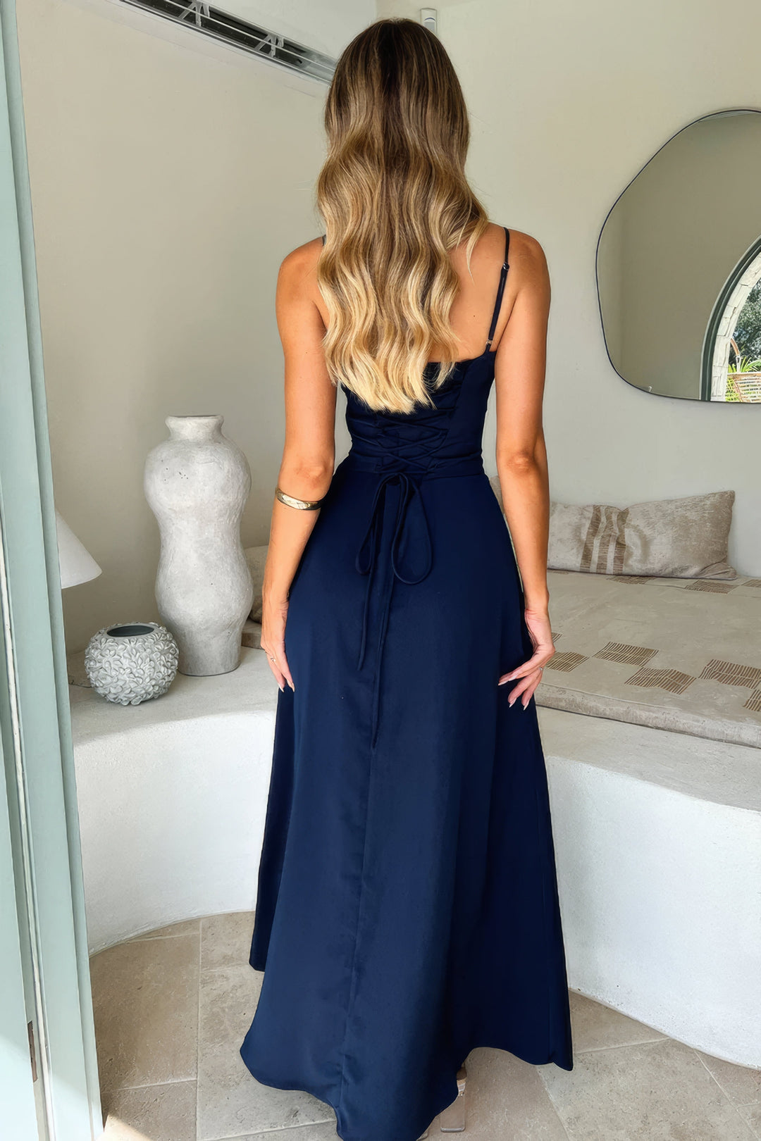 Camille | Women's Sleeveless A-Line Maxi Dress