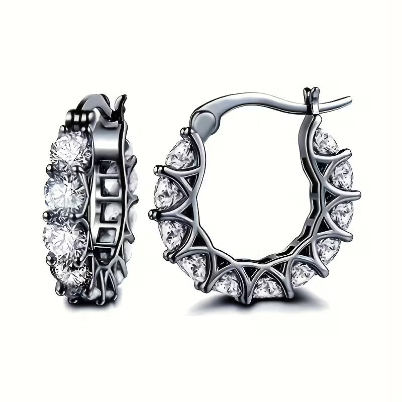 Vintage Zirconia Drop Earrings
