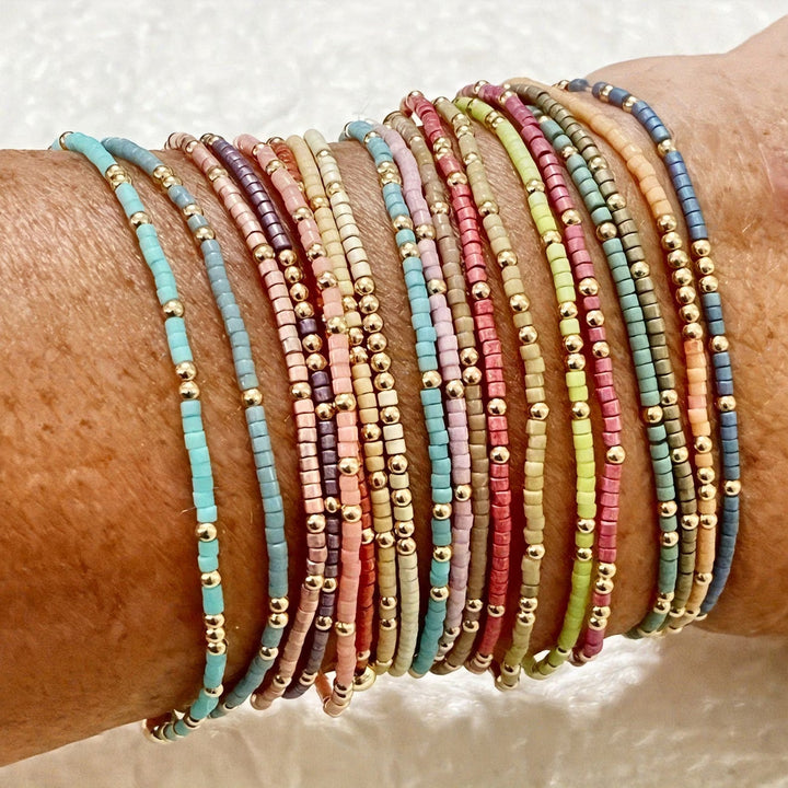 Boho Colorfull Beaded Bracelet Set