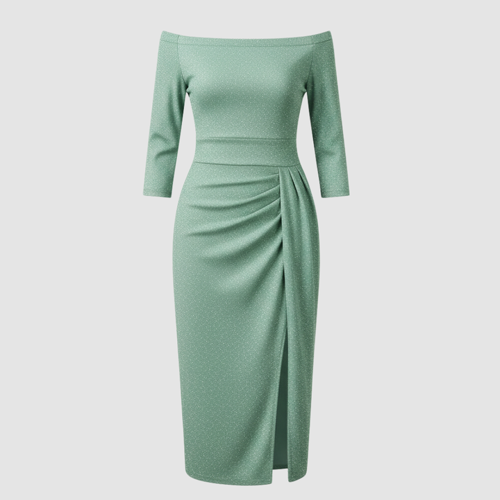 Charity | Women's Off-the-Shoulder Midi Dress