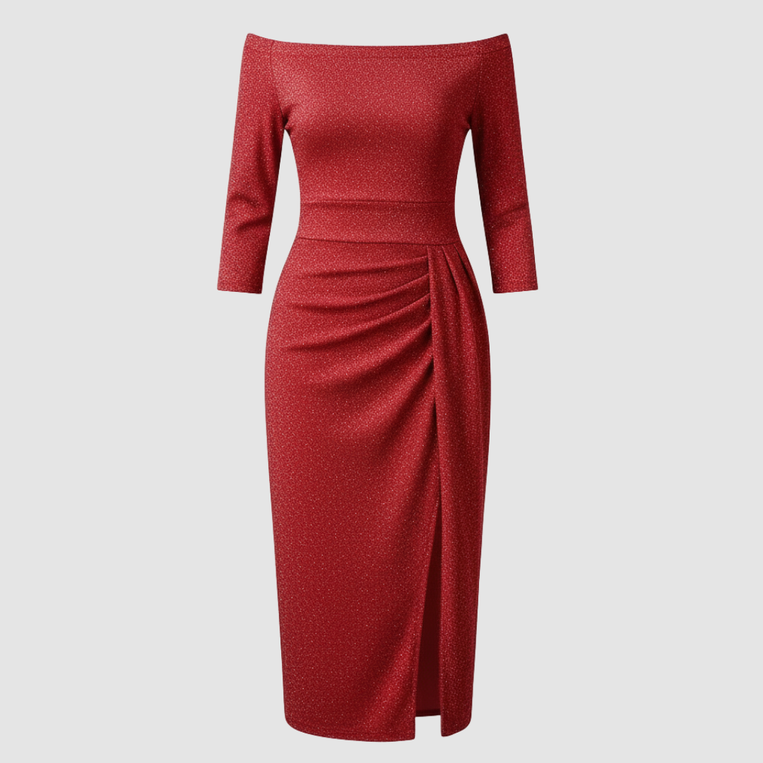 Charity | Women's Off-the-Shoulder Midi Dress