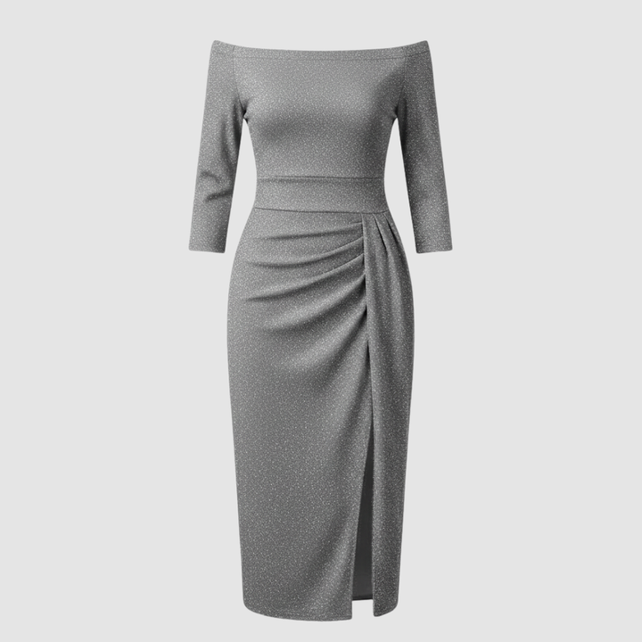 Charity | Women's Off-the-Shoulder Midi Dress