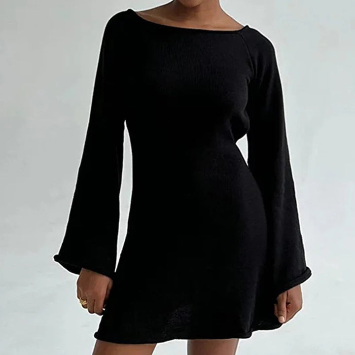 Chelsea | Women's Long Sleeve Backless Mini Dress