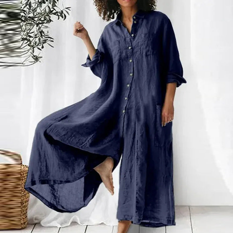 Connie | Women's Button-Down Maxi Dress