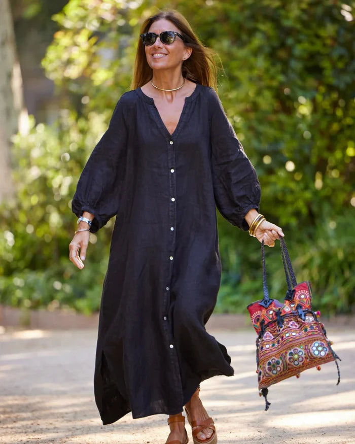 Dawn | Women's Button-Down Maxi Dress