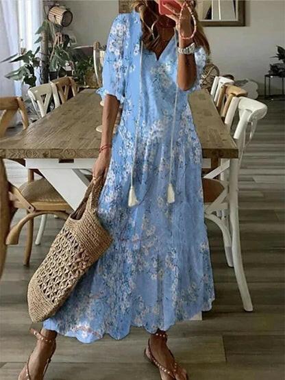 Dianna - Boho Tummy Coverage Dress