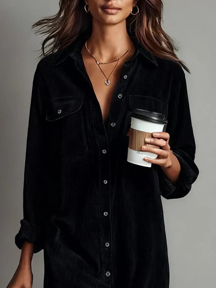 Donna | Women's Button-Down Midi Shirt Dress