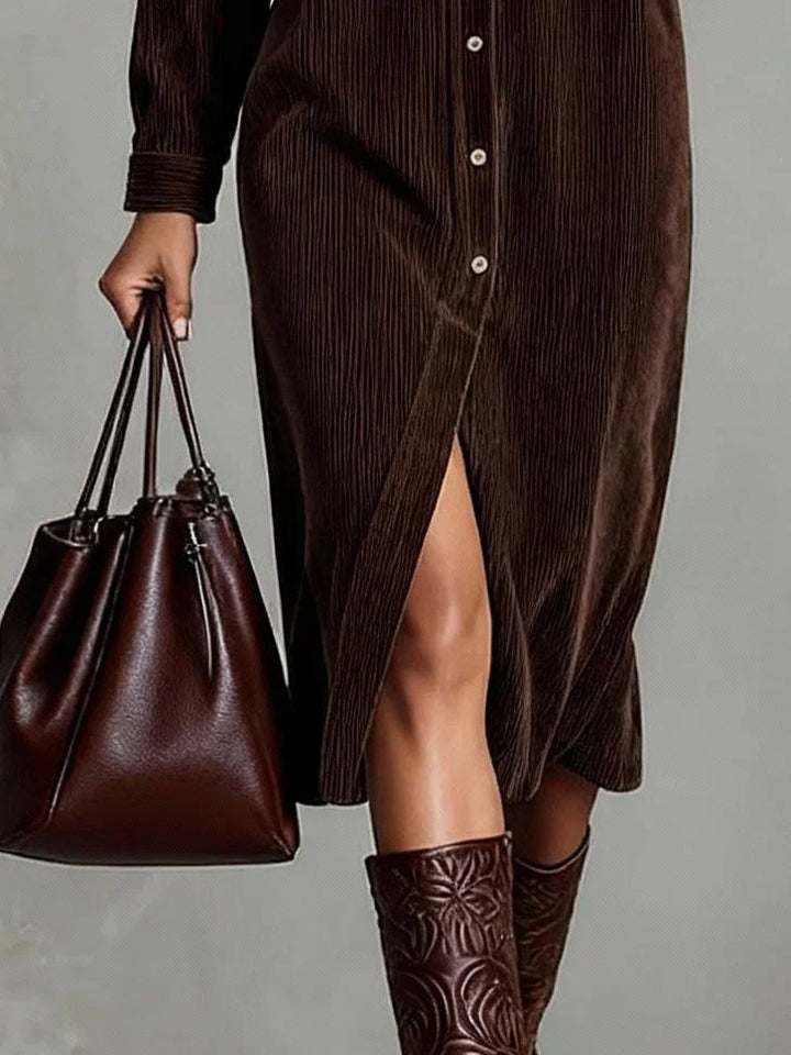 Donna | Women's Button-Down Midi Shirt Dress