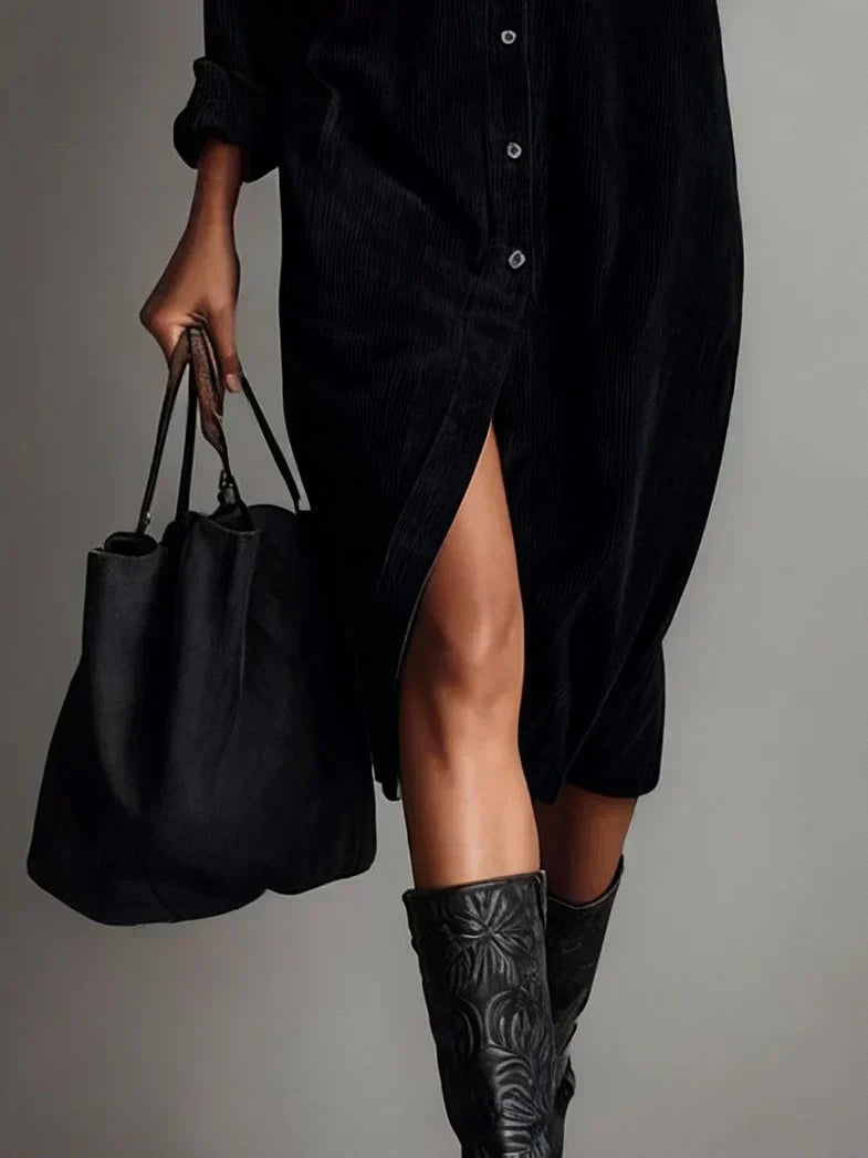 Donna | Women's Button-Down Midi Shirt Dress