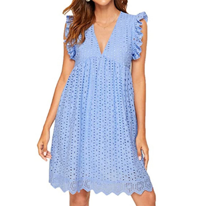 Doris | Women's Sleeveless A-Line Mini Dress