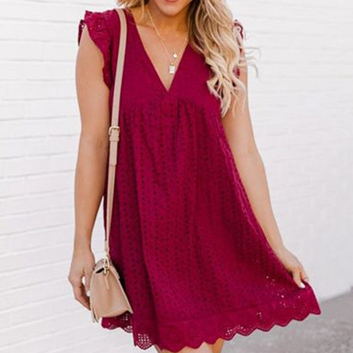 Doris | Women's Sleeveless A-Line Mini Dress