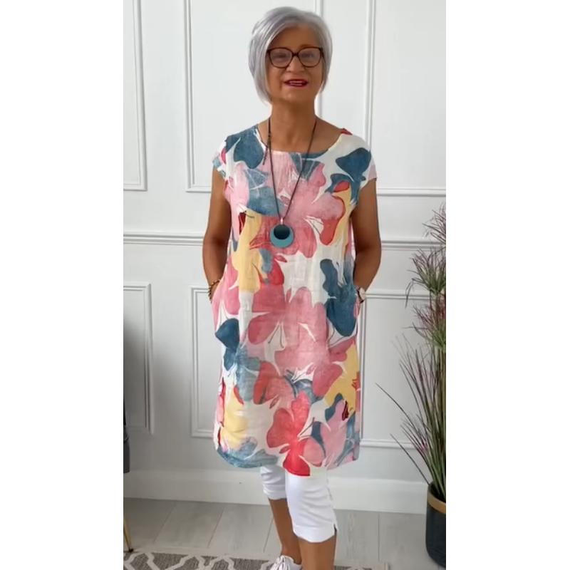 Women’s Summer Dress | Cap Sleeve Knee Length
