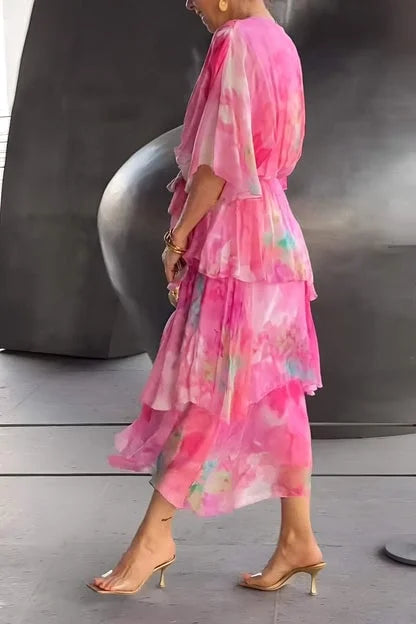 Cassia – Elegant Chiffon Dress