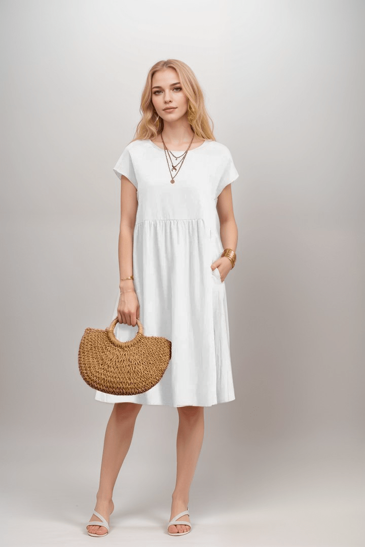 Ellen | Women's Casual A-Line Midi Dress