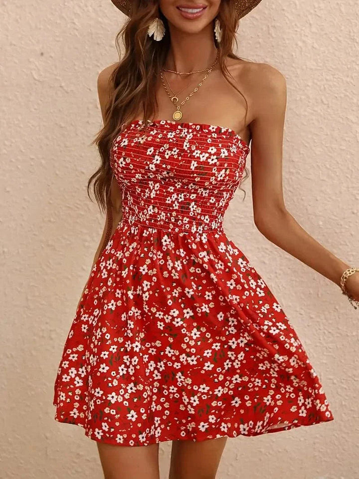 Ellen | Women's Strapless A-Line Mini Dress
