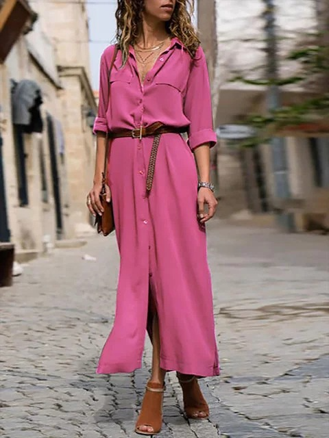Erin | Women's Button-Down Midi Dress