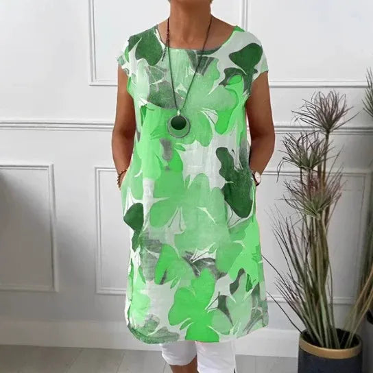Women’s Summer Dress | Cap Sleeve Knee Length