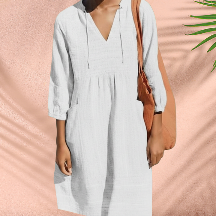 Faith | Women's V-Neck Midi Dress
