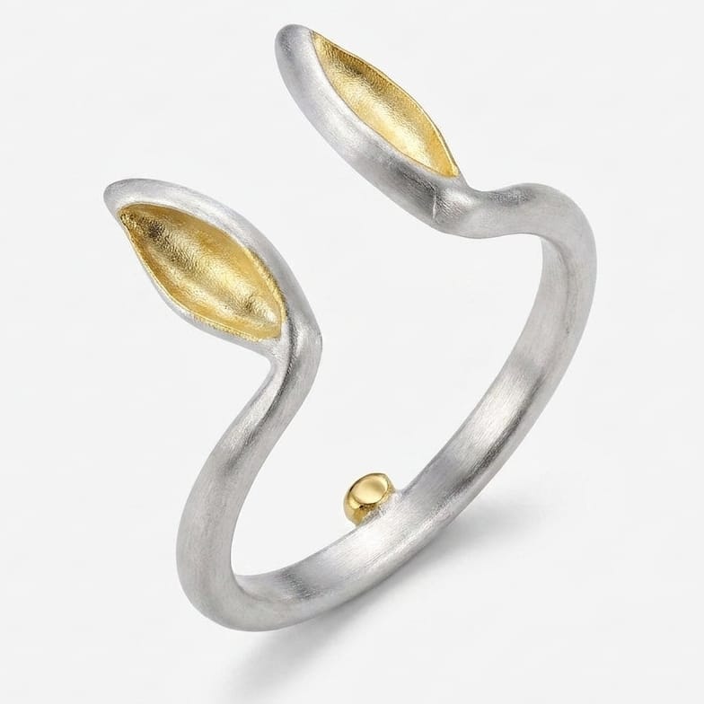 Golden Bunny Ring - (ADJUSTABLE)