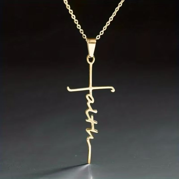 Elegant Cross Pendant Necklace