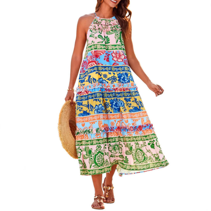 Georgia | Women's Sleeveless Floral Maxi Dress