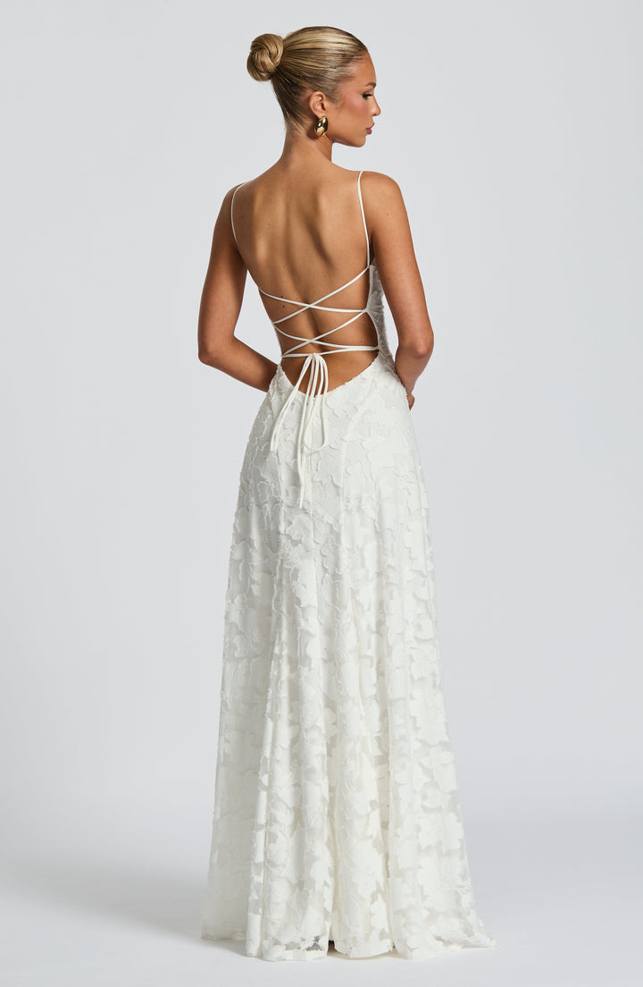 Greta | Women's Spaghetti Strap A-Line Maxi Dress