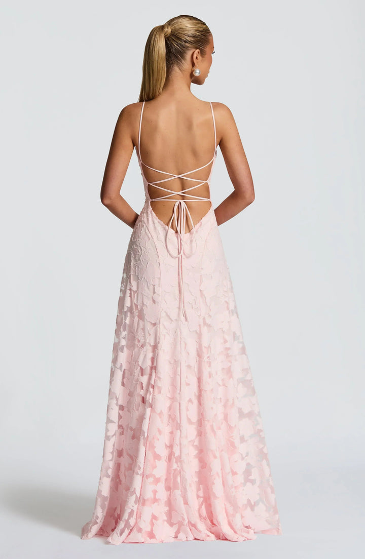 Greta | Women's Spaghetti Strap A-Line Maxi Dress