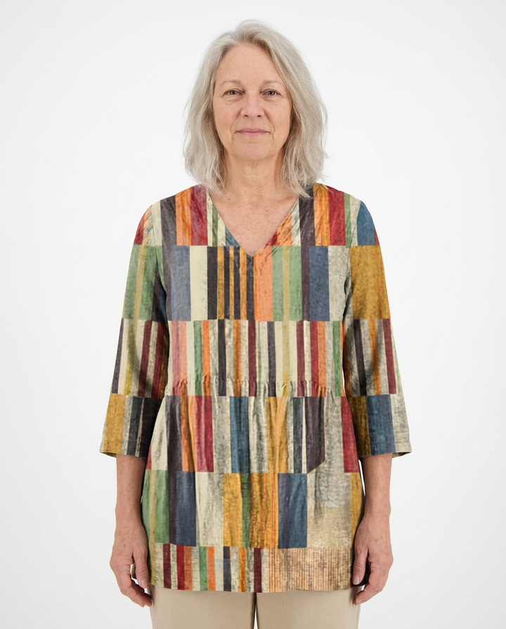 Chloe | Long Blouse with V-Neck