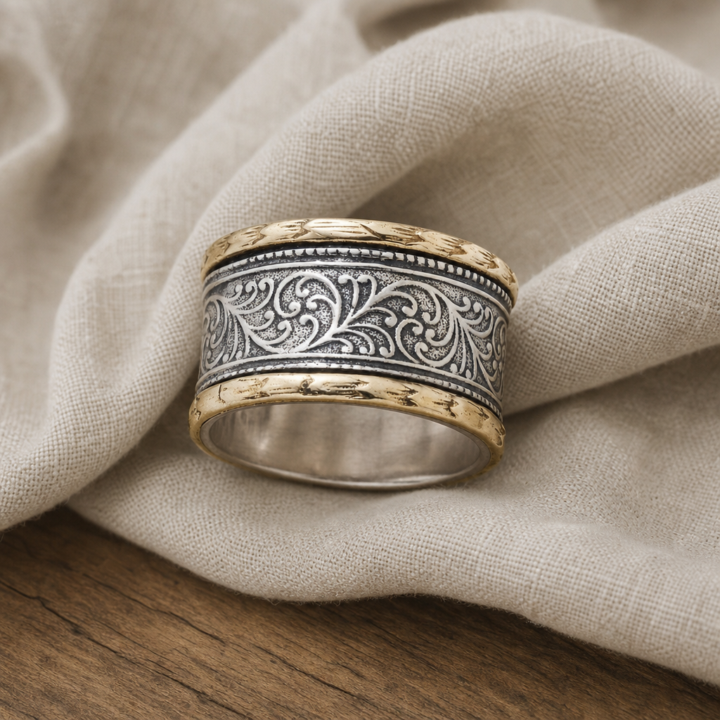 Vintage Golden & Silver Ring