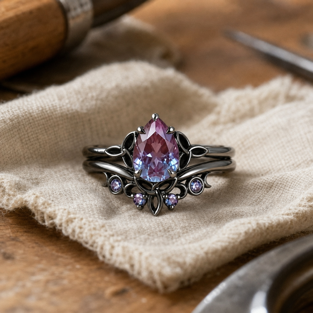 Amethyst Layers Ring