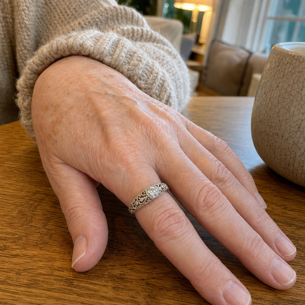 Elegant Sterling Silver Ring
