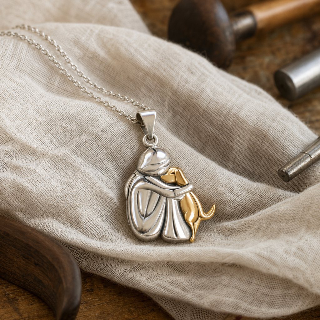 Dog Embrace Necklace