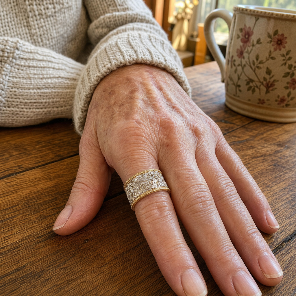Vintage Zirconia Ivy Ring