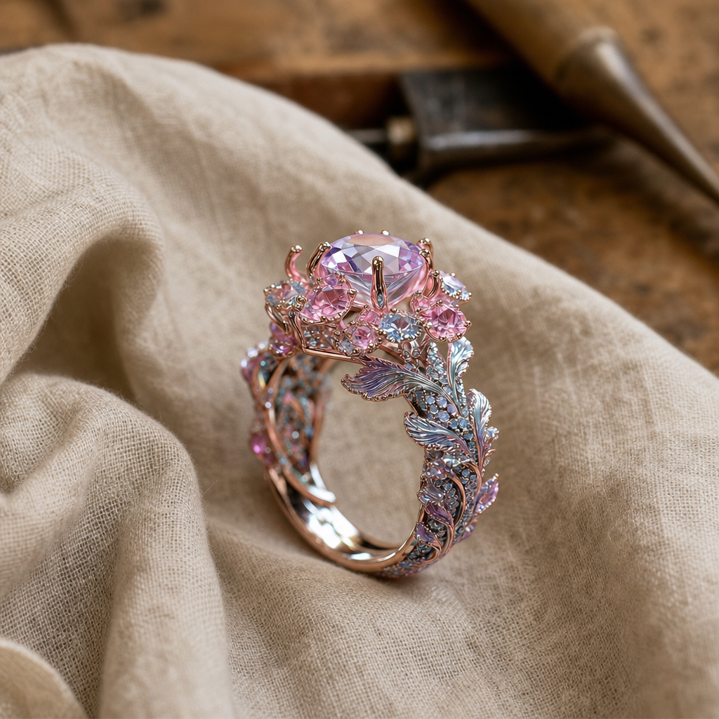 Exotic Silver-Plated Ring