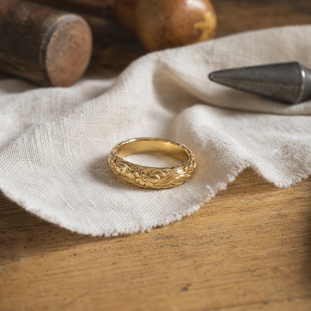 Infinity Gold Chain Ring