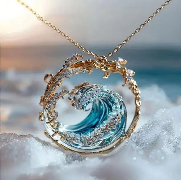 Necklace with Ocean Promise Pendant