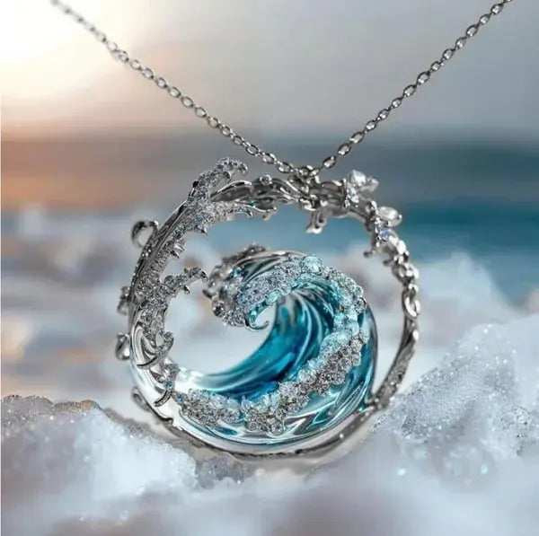Necklace with Ocean Promise Pendant