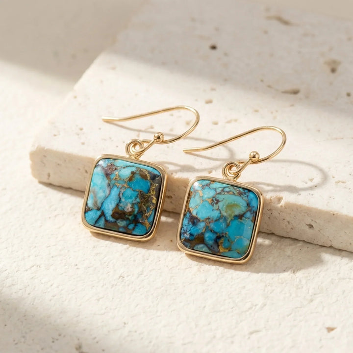 Expressive Turquoise Earrings