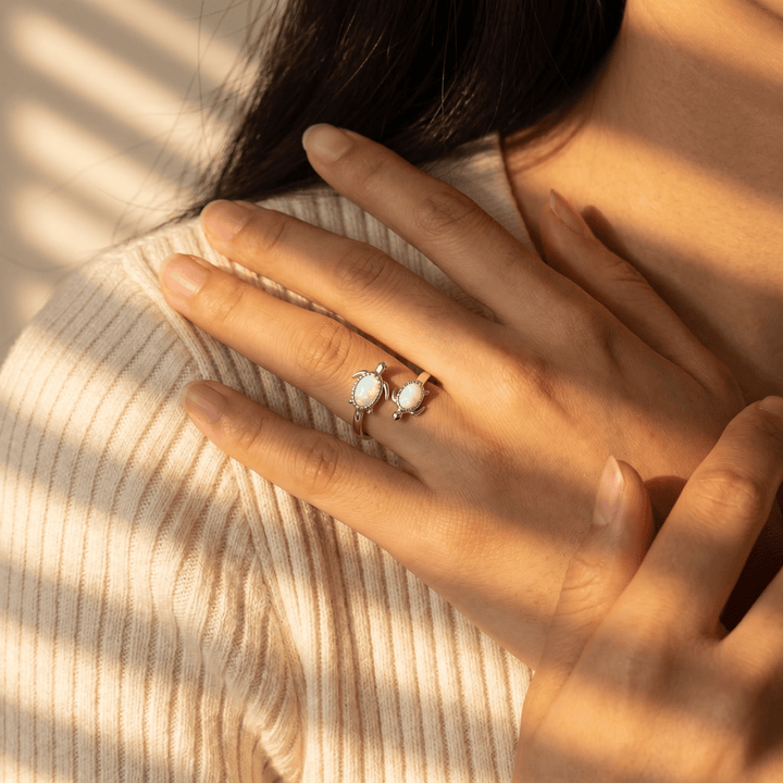 Forever Turtle Ring - (ADJUSTABLE)
