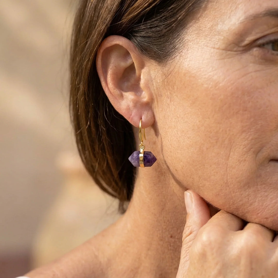 Amethyst Clarity Earrings
