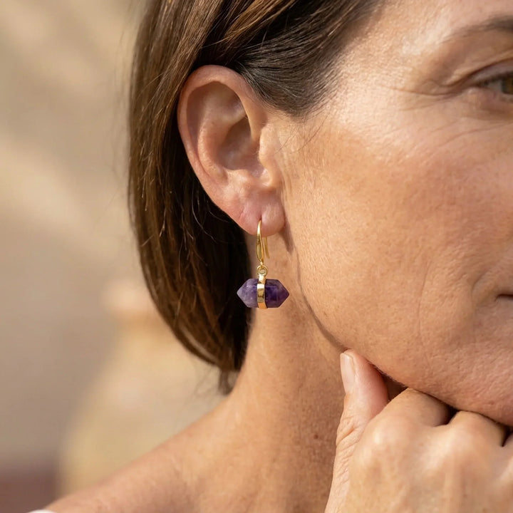 Amethyst Clarity Earrings