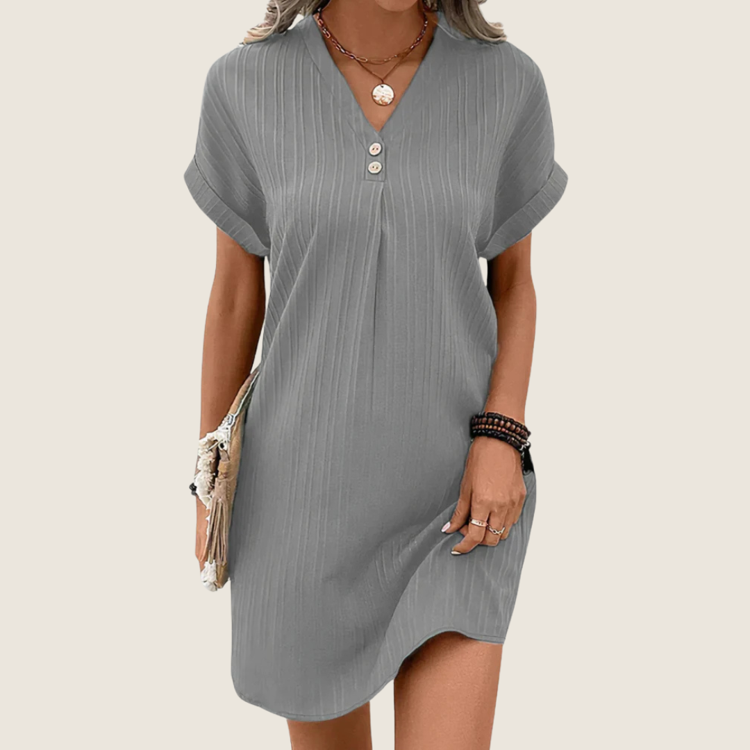 Judie | Women's V-Neck Mini Dress